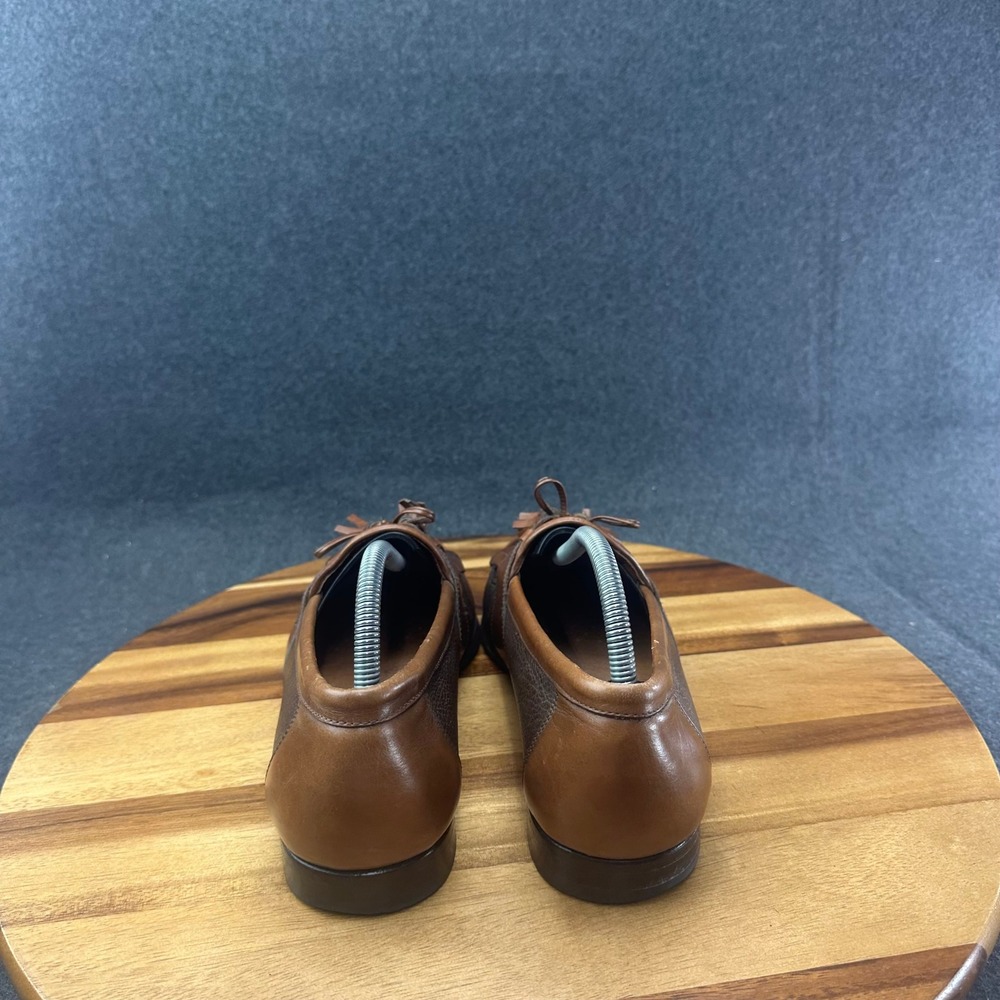 Florsheim Leather Tassel Loafer Two Tone Brown Men's Size 9D 30203 - Picture 7 of 13